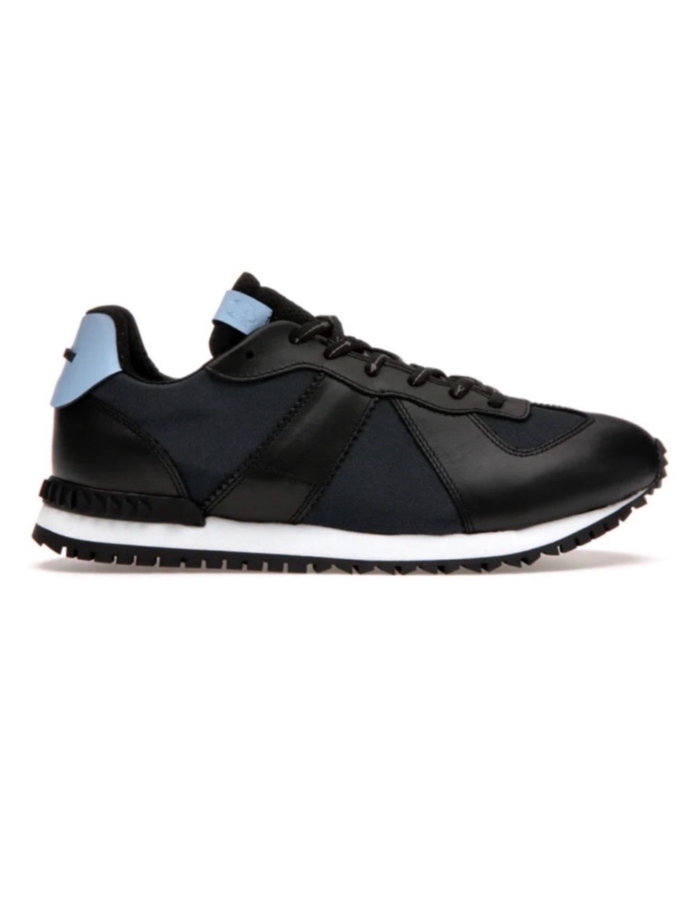 GREYSON Men’s Black & Blue Coywolf Runner Golf Athletic Lace Up Sneakers-Size 13